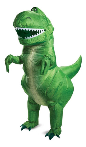 Disfraz Inflable De Rex El Dinosaurio Talla Única Para