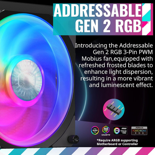 Coolermaster Masterliquid Pl360 Flux Close-loop Aio Cpu L...