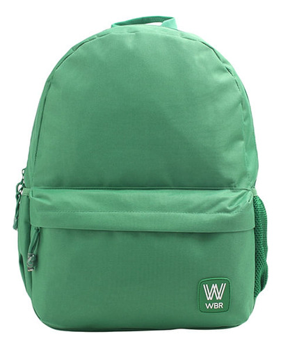 Wbr mochila 17 espalda -lisa- verde Wabro