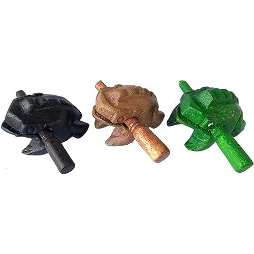 Instrumentos De Percusión Guiró, Juego De 3 Ranas De ...