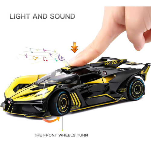 Modelo De Coche De Juguete Para Bugatti Compatible Con Bugat