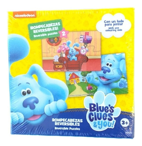 Blue Clues  Puzzle Reversible Rompecabezas Pistas Blue Pinta