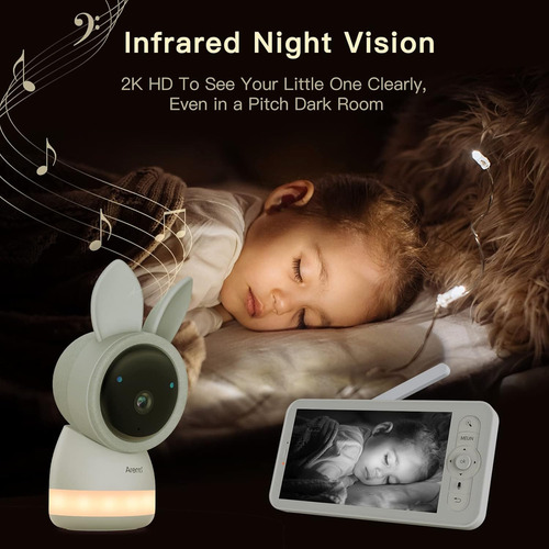 Arenti Video Baby Monitor, Monitor De Audio Con Cámara Wifi