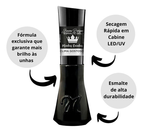 Esmalte Gel Nati Janaína Rodrigues Minhas Rainhas Clima