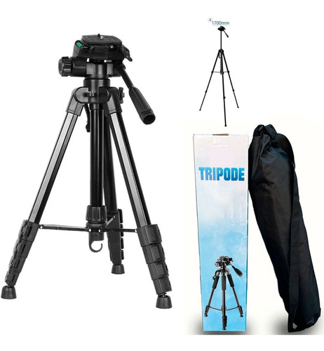 Trípode Celular Camara Portátil Aluminio 170 Cm Profesional