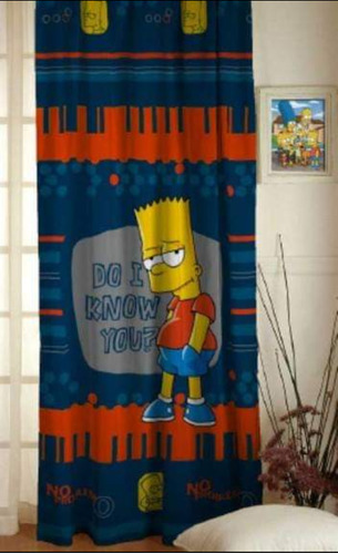Cortina Infantil Los Simpsons : Bart