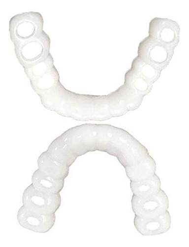 Br 1 Par De Dentes Cosméticos Temporary Smile Fit Indent