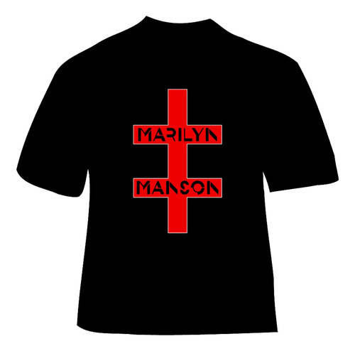 Polera Marilyn Manson - Ver 07 - Vale Gamess