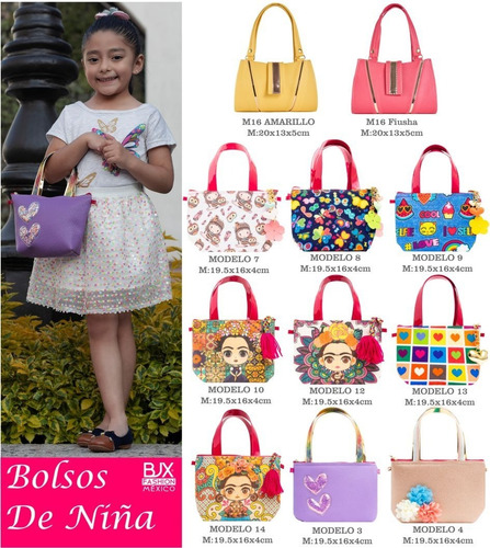 Imagen 2 de 4 de Negocio! Lote 12 Bolsas De Niña Mayoreo Bolsos + Regalo
