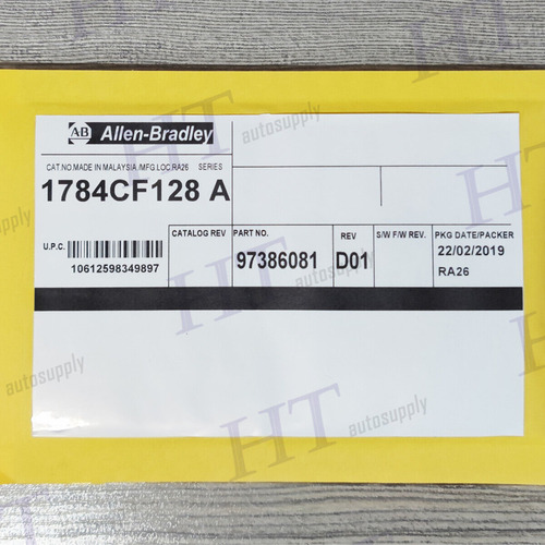 Allen Bradley 1784-cf128 A Compactflash Memory Card For Qqf