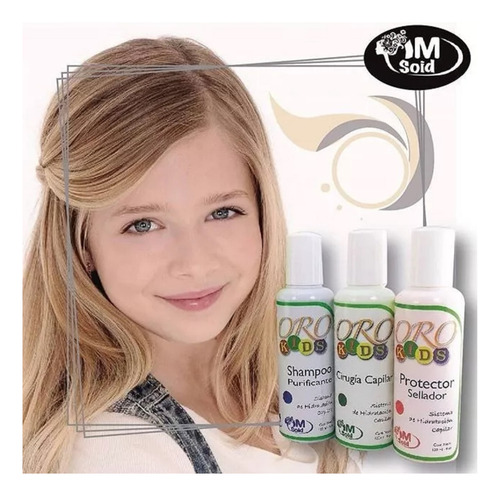Cirugia Capilar Para Niñas Y Adolescentes Oro Kids 120 Ml