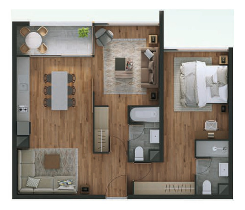 2 Dormitorios | 80 M2 Totales | Andalué