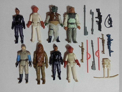 Lote De Figuras Starwars Kenner Vintage