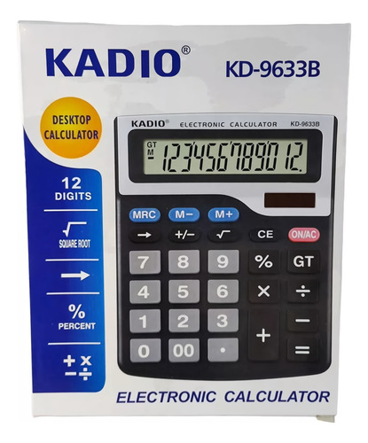 Calculadora Digital 12 Dígitos Electronica Escritorio 