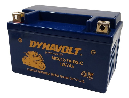 Bateria Moto Dynavolt Gel 127a-bs Ytx7a-bs Um