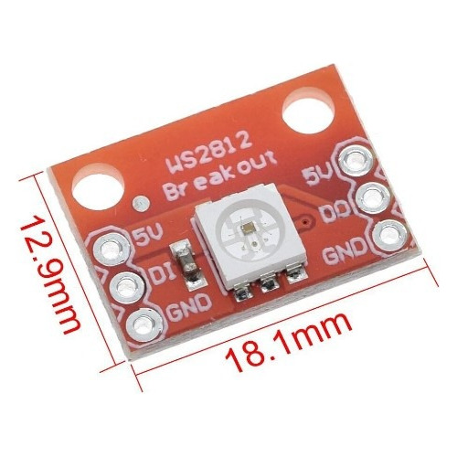 Módulo De Ruptura Led Ws2812 Rgb Para Arduino, 2 Piezas.