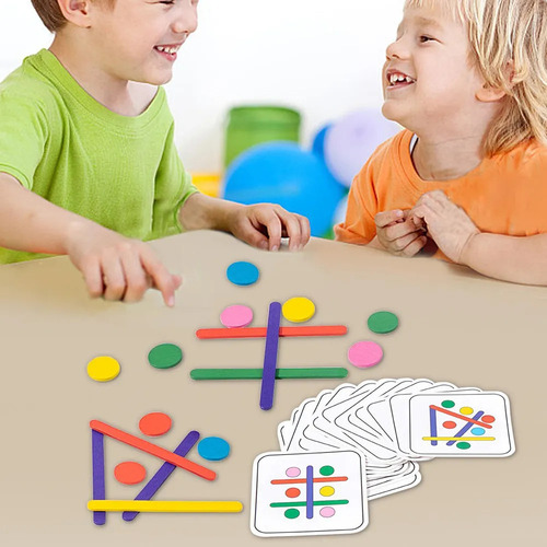 Juego Educativo De Diseño De Patrones Rainbow Puzzle