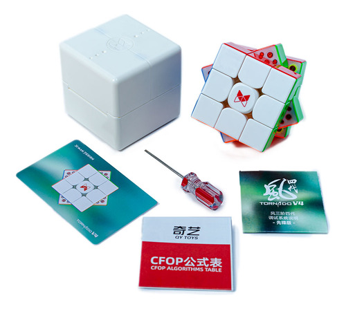 Cubo 3x3 Tornado V4 Pioneer Uv Stickerless Qiyi