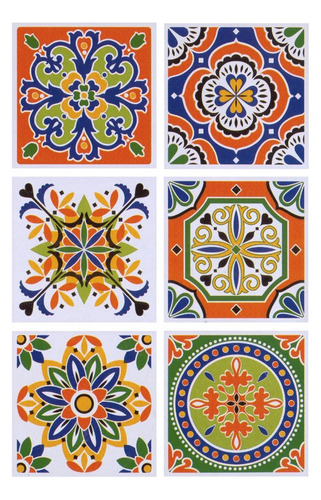 Azulejos Autoadhesivos Vinilo Ceramico Muresco 16211 X 6 U