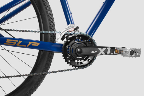 Bicicleta Boca Slp Mtb 100 Pro R29 Fr Hidráulico Azul - Amarillo M