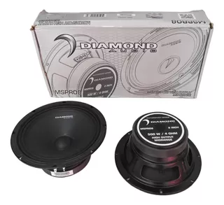 Diamond Audio Par De Medios Rangos 8 Mspro8 Nuevos Calidad