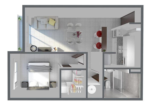 Imagen 12 de 14 de Departamento De Un Dormitorio A Estrenar Con Cochera
