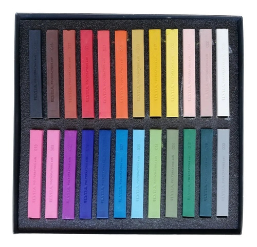 Caja Con 24 Barras Pastel Polycrayons Soft Lyra