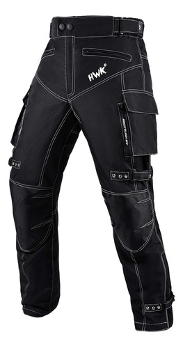 Pantalon Para Motocicleta Impermeable Negro Unisex 38w 32l