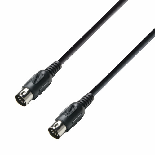 Cable Midi Macho Macho 5 Pin - 1.5m - Adam Hall - K3midi0150