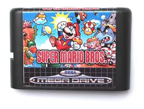 Jogo Super Mario Bros. - Mega Drive - Sebo dos Games - 10 anos!