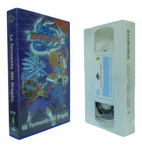 Beyblade ( La Tormenta Del Dragón ) Vhs, Seminueva, Original