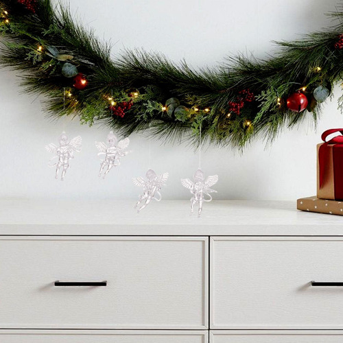 4 Adornos Colgantes Para De Navidad, Adornos Creativos Para