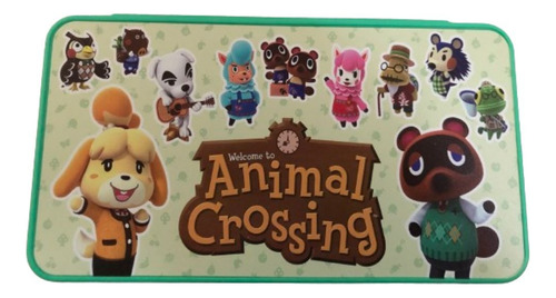 Estuche Porta Juegos Nintendo Switch Animalcrossing 24juegos