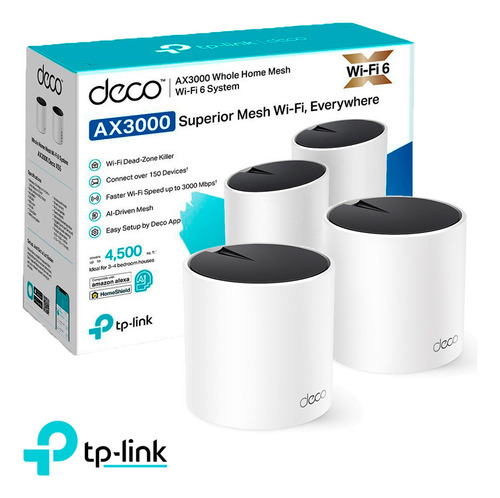 Tp-link Deco X55 2 Pack Mesh Sistema Wifi 6 Ax3000
