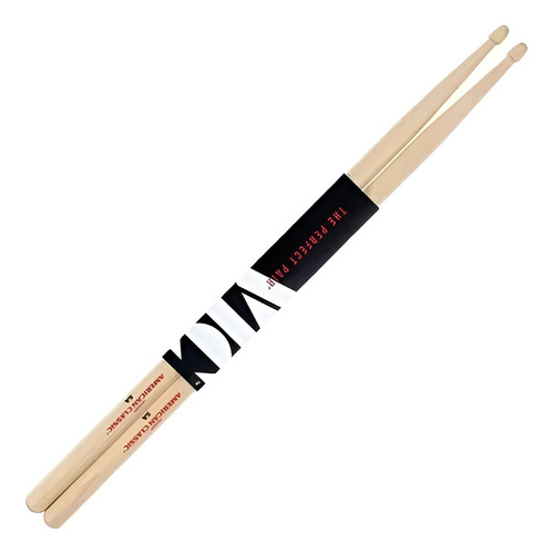 Baquetas Vic Firth American Classic 5a Punta de Madera Natural