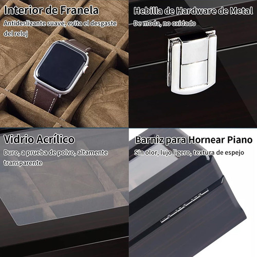 Caja De Almacenamiento Para Relojes, Caja De Almacenamiento
