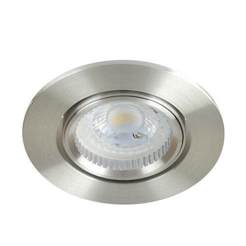 Lampara Empotrable Techo Dirigible Mr16 Aluminio Gu5.3 Tecnolite Yd-610/Al Color Gris