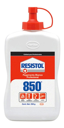 Pegamento Blanco Resistol 850 Profesional 250 Grs