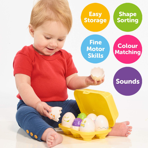 Huevos De Pascua Para Niños Pequeños Tomy Toomies Hide & Squ