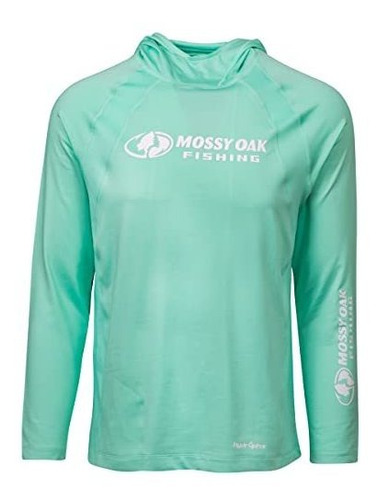 Mossy Oak Lightweight Fishing Hoodie, Camisas De Pesca Con C