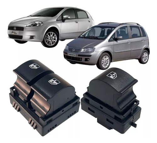 Kit Teclas Vidrio Electrico Fiat Punto 