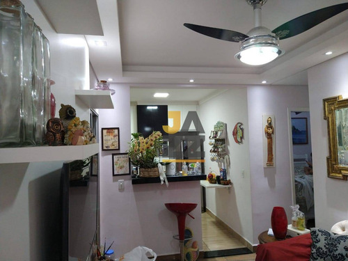 Imagem 2 de 22 de Lindo Apartamento Com 2 Dormitórios À Venda No Condomínio Asteca, 56 M² Por R$ 230.000 - Loteamento Industrial Machadinho - Americana/sp - Ap7186