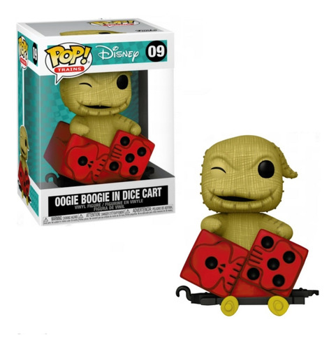 Funko Pop Trains! Disney - Oogie Boogie In Dice Cart  09