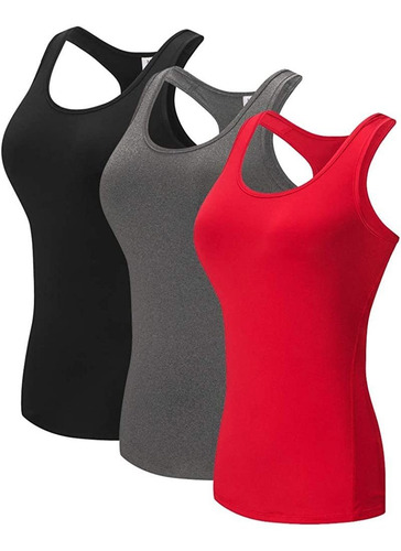 Camiseta Sin Mangas De Entrenamiento De Compresión Para Muje