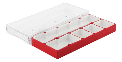 Bandeja Para Guardar Piezas De Movimiento De Reloj, Rojo