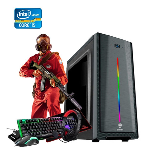 Cpu Pc Gamer I5 Garantia +30 Jogos Oferta Hd 500 + Kit Gamer