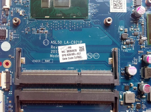 Placa Madre Notebook 2g. Hp 15-ac Intel I7 Sps:828188-601 (Usado)