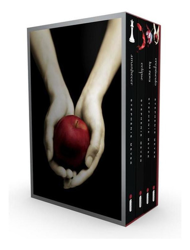 Box da série Crepúsculo: Box com os 4 volumes da Saga Crepúsculo, de Meyer, Stephenie. Série Crepúsculo Editora Intrínseca Ltda., capa mole, edição livro brochura em português, 2009