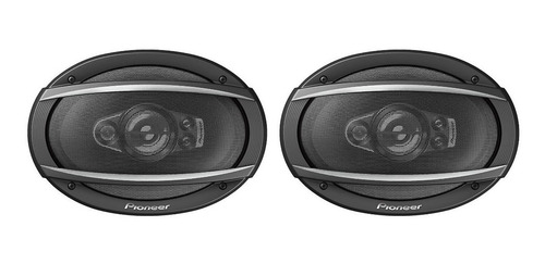 Par de altavoces Pioneer TS-A6990f pentaxiales 6x9 de 700 W, color negro