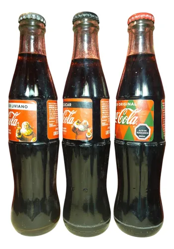 3 Botellas Coca Cola Retornables Colección Chile 2017